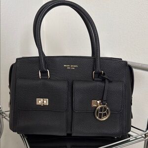 Henri Bendel Black Satchel Timeless Elegance